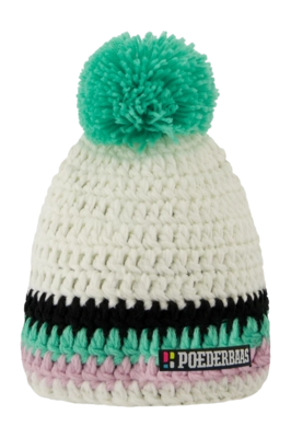 Mütze Poederbaas Classic Colorful Unisex Mint / Cream / Black