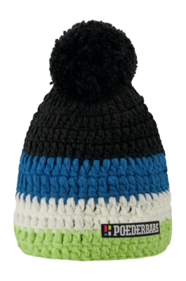 Mütze Poederbaas Classic Colorful Unisex Black / Blue / Cream / Lime