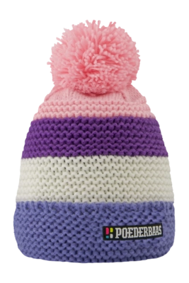 Bonnet Poederbaas Unisexe Classic Colorful 2.0 Lila