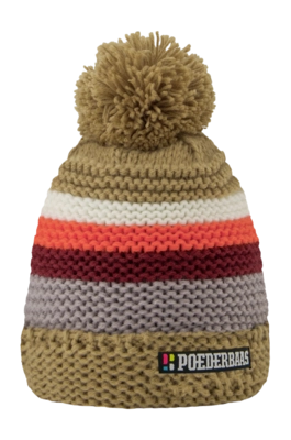 Mütze Poederbaas Classic Colorful 2.0 Unisex Brown / White / Orange / Black