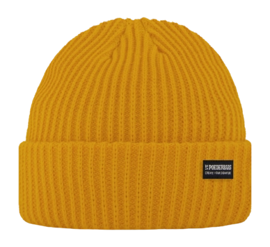 Beanie Hat Poederbaas Royal Rib Yellow