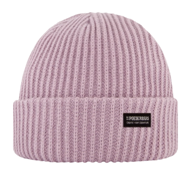 Beanie Hat Poederbaas Royal Rib Purple