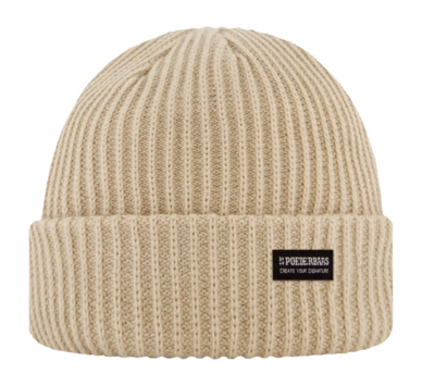 Beanie Hat Poederbaas Royal Rib Sand