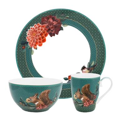 Ontbijtset Pip Studio Winter Wonderland (3-delig)