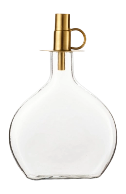 Porte-Bougie vtwonen Bottle and Bottle Candle Holder Gold (2 Pièces)