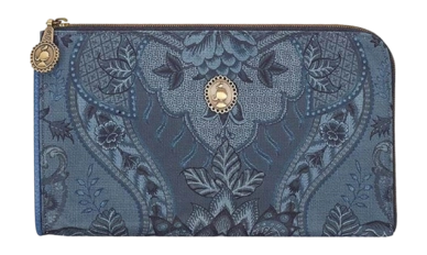 Toilettas Pip Studio Kyoto Festival Cosmetic Zipper Pouch Denim Blue