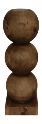 Sokkel Urban Nature Culture Bulb Brown 28 x 83 cm