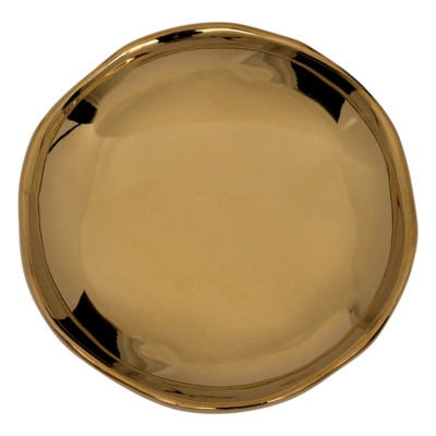 Piattino per tazza Urban Nature Culture Good Morning Ø 9 cm, Ceramica, Giallo Oro