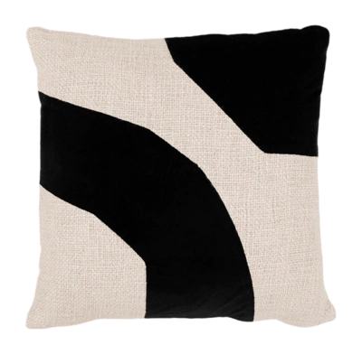 Zierkissen Urban Nature Culture Arc Black Natural (45 x 45 cm)