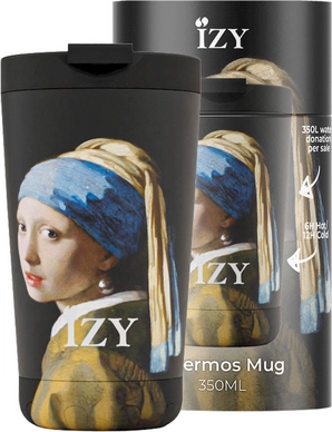 Tasse Isotherme IZY Vermeer Fille à la Perle 350 ml