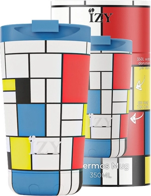 Tasse Isotherme IZY Mondrian Composition 350 ml