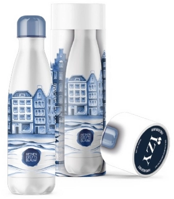Thermosfles IZY Heinen Delfts Grachtenpand 500 ml