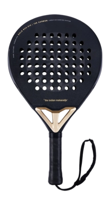 Padel Racket The Indian Maharadja Gold RX5 Black Gold