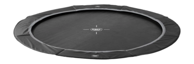 Trampoline Exit Interra Groundlevel Sports Trampoline 305 cm - Zwart