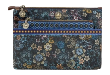 Toilettas Pip Studio Tutti i Fiori Cosmetic Bag Combi Blue