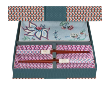 Sushi Gift Set Pip Studio Oriental Flower Festival Square Blue