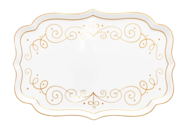 Dienblad Pip Studio Royal Winter White 26 x 18 cm