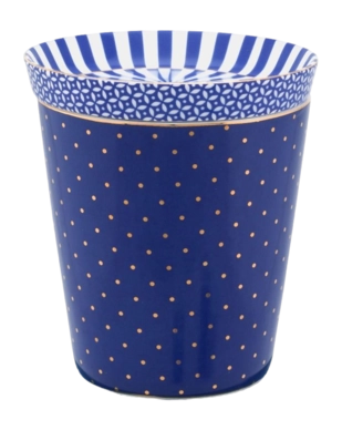 Mug and Tea Tip Pip Studio Royal Small Dots Blue 230 ml (2-piece)