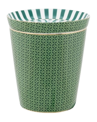 Mug et Soucoupe Pip Studio Royal Small Tiles Green 230 ml (2-Pièces)