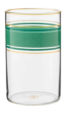 Longdrinkglas Pip Studio Chique Green 360 ml (Set van 6)