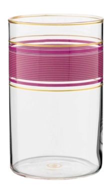 Long Drink Glass Set Pip Studio Chique Pink 360 ml (Set of 6)