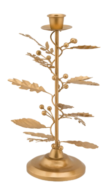 Kandelaar Pip Studio Leaves Gold 27 cm