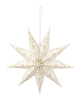 Weihnachtsdekoration Pip Studio Christmas Star Paper Gold 60 cm