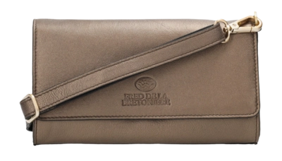 Sac à Bandoulière Fred de la Bretoniere Femme Jaana Crossbody Bag Bronze