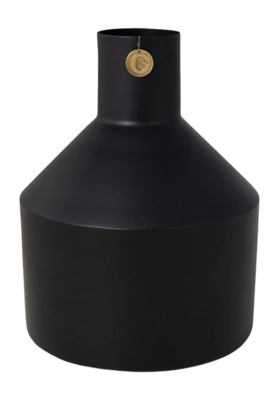 Vase vtwonen Metal Black 24 x 30 cm