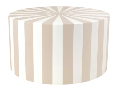 Bijzettafel vtwonen Metal Stripe Natural 43 x 23 cm