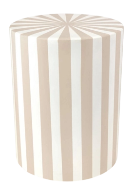 Bijzettafel vtwonen Metal Stripe Natural 35 x 45 cm