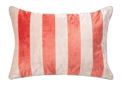Sierkussen vtwonen Rectangular Multicolour Coral-Pink Stripe 50 x 70 cm