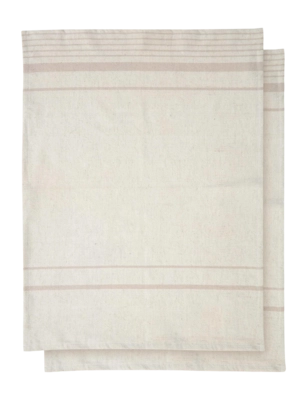 Theedoek vtwonen Natural 50 x 70 cm (Set van 2)