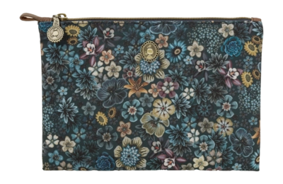 Kulturbeutel Pip Studio Tutti i Fiori Cosmetic Flat Pouch Medium Blue