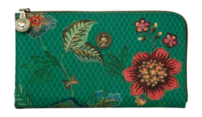 Toilettas Pip Studio Cece Fiore Cosmetic Zipper Pouch Green