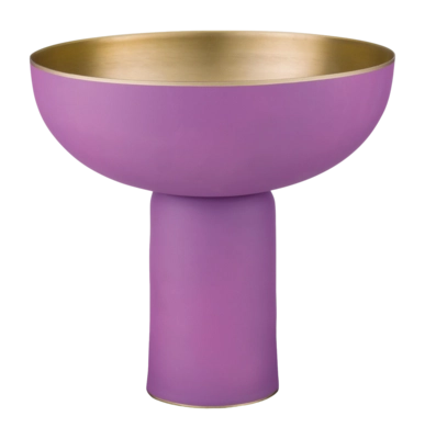 Display Bowl Pip Studio Metal Matte Lilac (23 x 24 cm)
