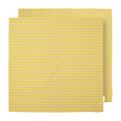 Tea Towel Pip Studio Stripes Yellow 65 x 65 cm (Set of 2)