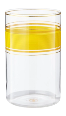 Verre Long Drink Pip Studio Chique Yellow 260 ml (Lot de 6)