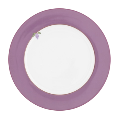 Dinner Plate Pip Studio Lily & Lotus Uni Lilac 26.5 cm (Set of 6)