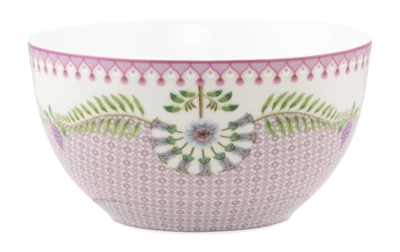 Bowl Pip Studio Lily & Lotus Tiles Lilac 15 cm (Set of 6)