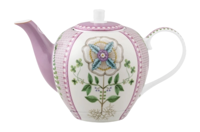 Teapot Pip Studio Lily & Lotus Tiles Lilac 1.6 L '24