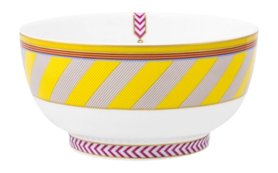 Kom Pip Studio Chique Stripes Yellow 15,5 cm (Set van 4)