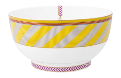 Schüssel Pip Studio Chique Stripes Yellow 20,5 cm