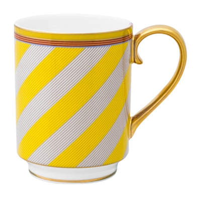 Tasse Pip Studio Chique Stripes Yellow 350 ml (Ensemble de 6)