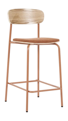 Barstoel By-Boo Barstool Skola - Terracotta