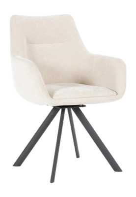 Stoel By-Boo Bliss with armrest - Beige