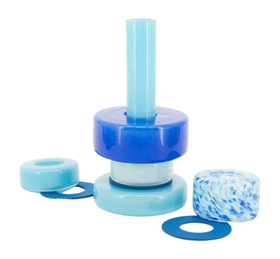 Vase By-Boo Golas Blue Vase