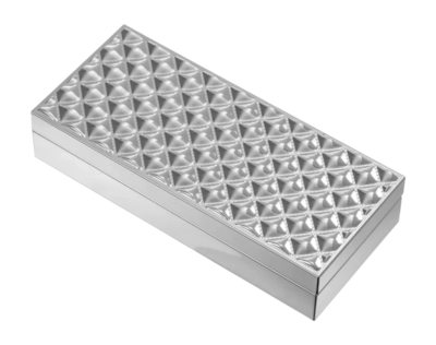 Opbergbox Eichholtz Box Chaya Silver Finish