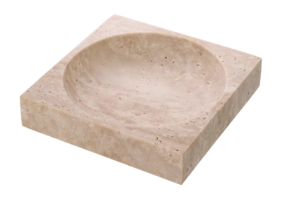 Schaal Eichholtz Bowl Boyd Travertine