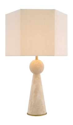 Tafellamp Eichholtz Novak Travertine Incl Shade